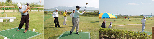 「藍住町河川敷運動公園パークゴルフ場」