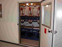 Wheel tracking test room