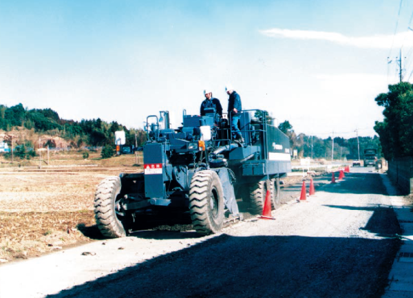 セメントフォームドスタビ・施工例 セメントフォームドスタビ・施工例