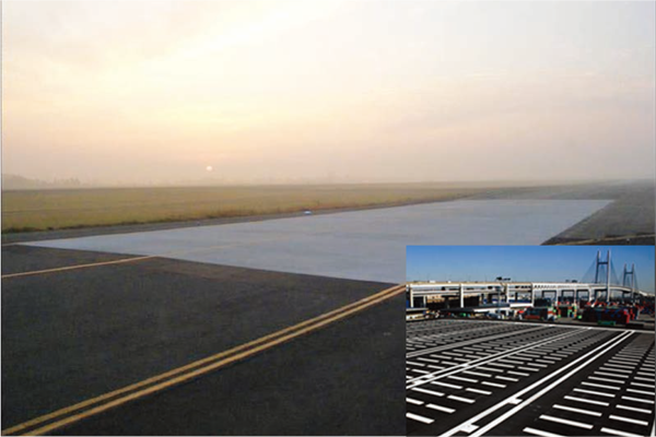 高強度PRC版舗装工法・施工例 高強度PRC版舗装工法・施工例