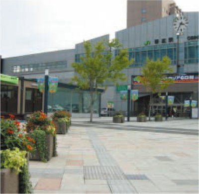 ブロックボイス・駅前広場の案内 ブロックボイス・駅前広場の案内